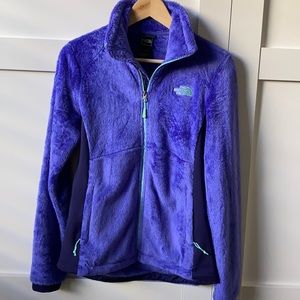 North Face zip up jacket S